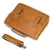 Retro crazy horse leather men briefcase