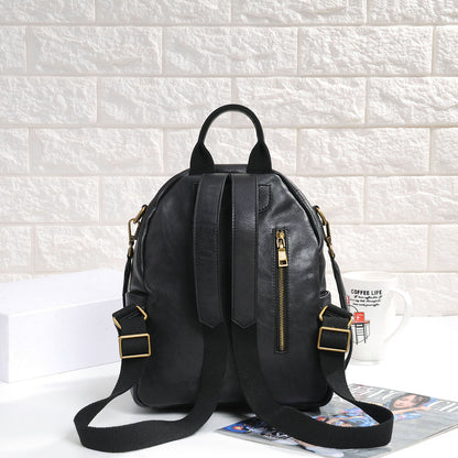 Women’s Mini Genuine Leather Work Backpack