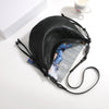 Women Soft Leather Dumpling Tote Crossbody Bag