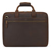 Retro crazy horse leather slim briefcase