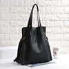 Women Genuine Leather Bucket Shoulder Tote Bag