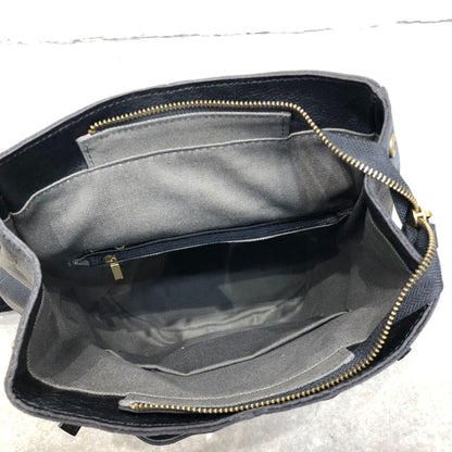 Retro genuine leather women backpack bag