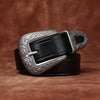 Leather Belt with Buckle for Women in Top-Grain Cowhide