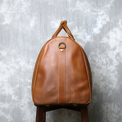 Large leather Men Duffle Bags