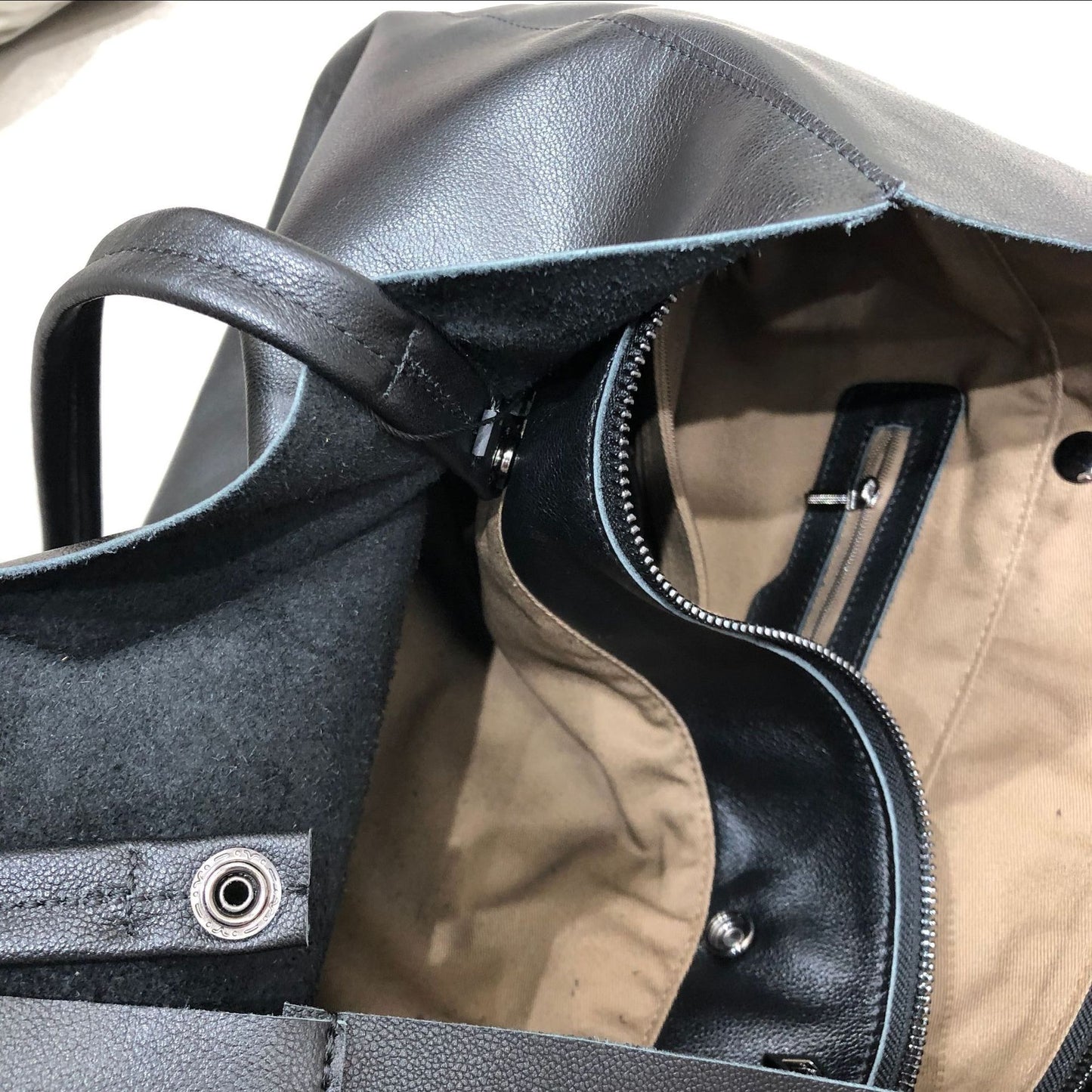 Genuine leather large women shoulder tote bag