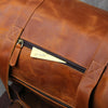 Retro crazy horse leather travel duffel bag
