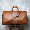 Large leather Men Duffle Bags
