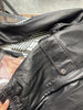 Women Loose Fit Genuine Leather Flight Jacket