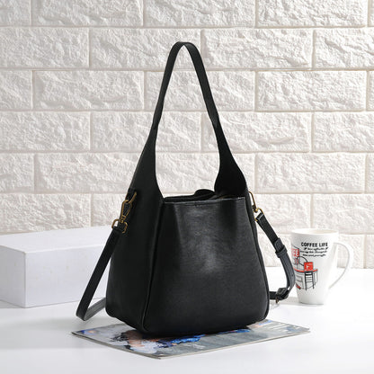 Women Soft Leather Underarm Shoulder Bag