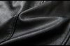 Men’s Genuine Calfskin Black Leather Jacket