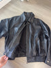 Women’s Genuine Leather Oversized Flight Jacket