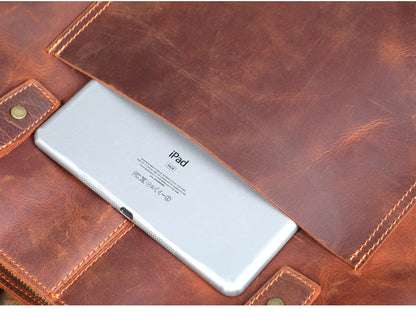 Real Cowhide Leather Tote Bag Crazy Horse