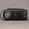 Leather Dopp Kit for Men in Black Top-Grain Cowhide