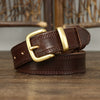 Women’s Leather Belt for Jeans in Top-Grain Cowhide