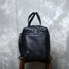 Men’s full grain leather travel duffel bag