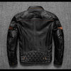 Men’s Premium Genuine Leather Biker Jacket