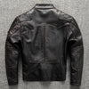 Men’s Heavyweight Genuine Leather Biker Jacket