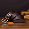Women’s Leather Belt in Two-Tone Top-Grain Cowhide