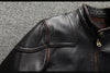 Men’s Heavyweight Genuine Leather Biker Jacket
