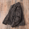 Washed Vintage Men’s Genuine Leather Jacket