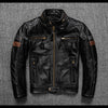 Men’s Premium Genuine Leather Biker Jacket