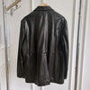 Women Oil-Waxed Loose Fit Genuine Leather Jacket