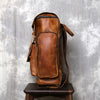 Men’s genuine leather backpack for work