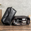 Men's Leather Dopp Kit with Multi-Compartment Organizer