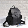Women top layer cowhide laptop backpack