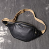 Men’s genuine leather chest sling bag