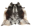 Spotted Real Tricolor Cowhide Rug 4.5ft x 4.7ft