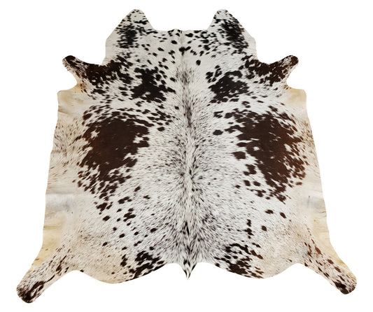 Cowhide rugs are a popular item for interior design and decoration, This small cowhide rug is perfect for adding charm and beauty to any space.

