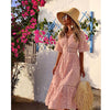 Summer Dresses For Women Lace V Neck Midi Dress
