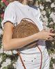 Round rattan bag etsy handwoven in Bali, real and natural straw purses