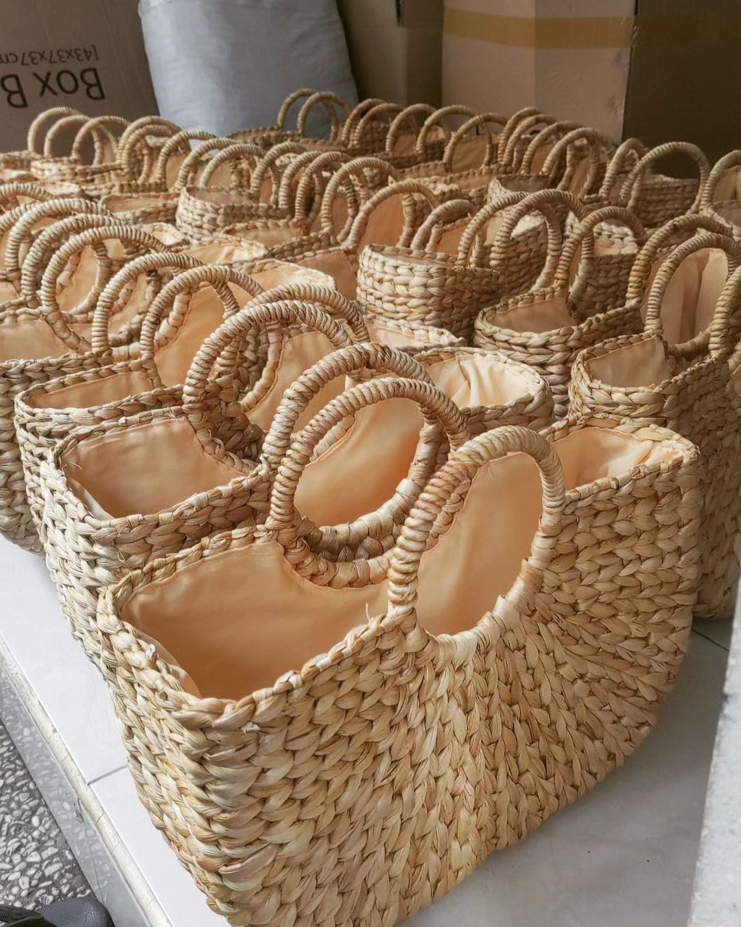 Real Rattan Seagrass Handbags