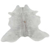 These light grey cowhide rugs are great for outdoors like southern wedding or rodeo day, ready to take high foot traffic.