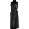 real leather trench coat for women