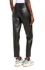 high rise leather pants women