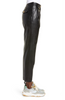 high rise leather pants women