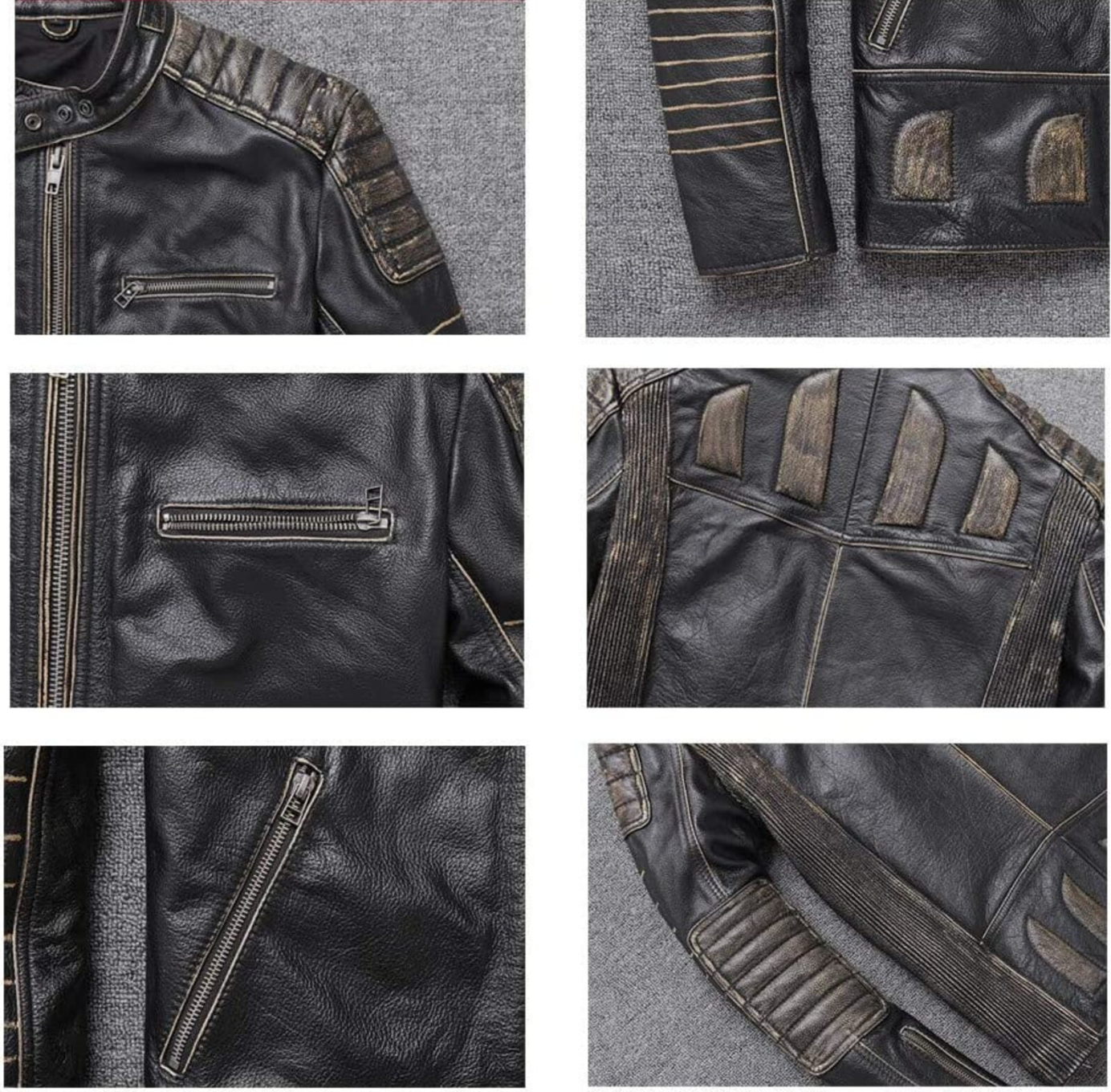 mens real leather waxed jacket