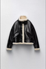 bomber womens leather jacket