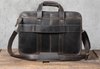 Men’s Vintage Top Grain Leather Office Messenger Bag
