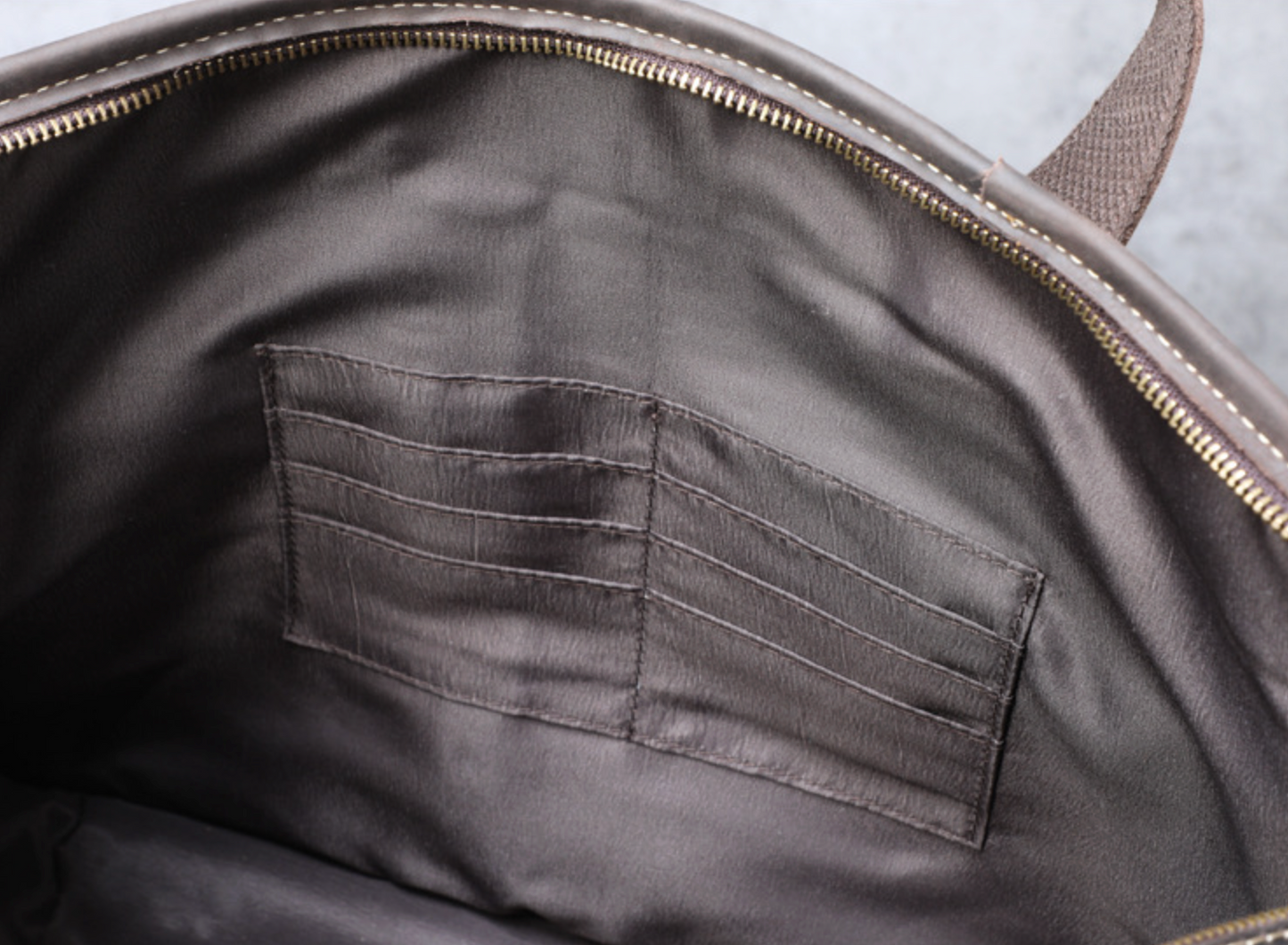 Men’s Vintage Top Grain Leather Office Messenger Bag