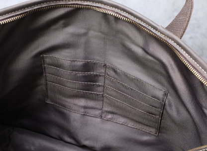 Men’s Vintage Top Grain Leather Office Messenger Bag