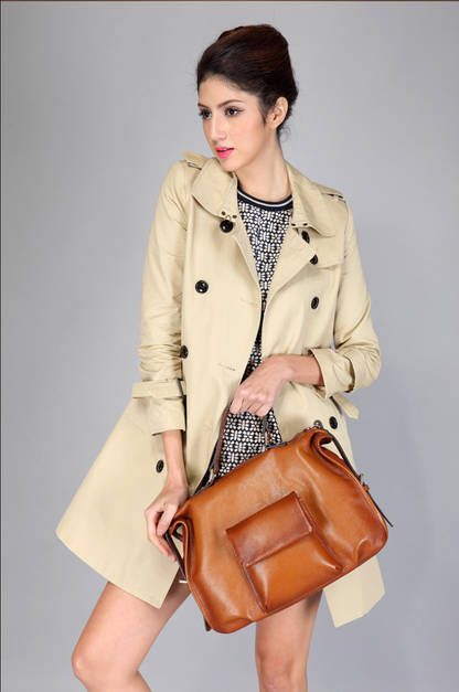 Women Genuine Leather Shoulder Bag for Office & Work