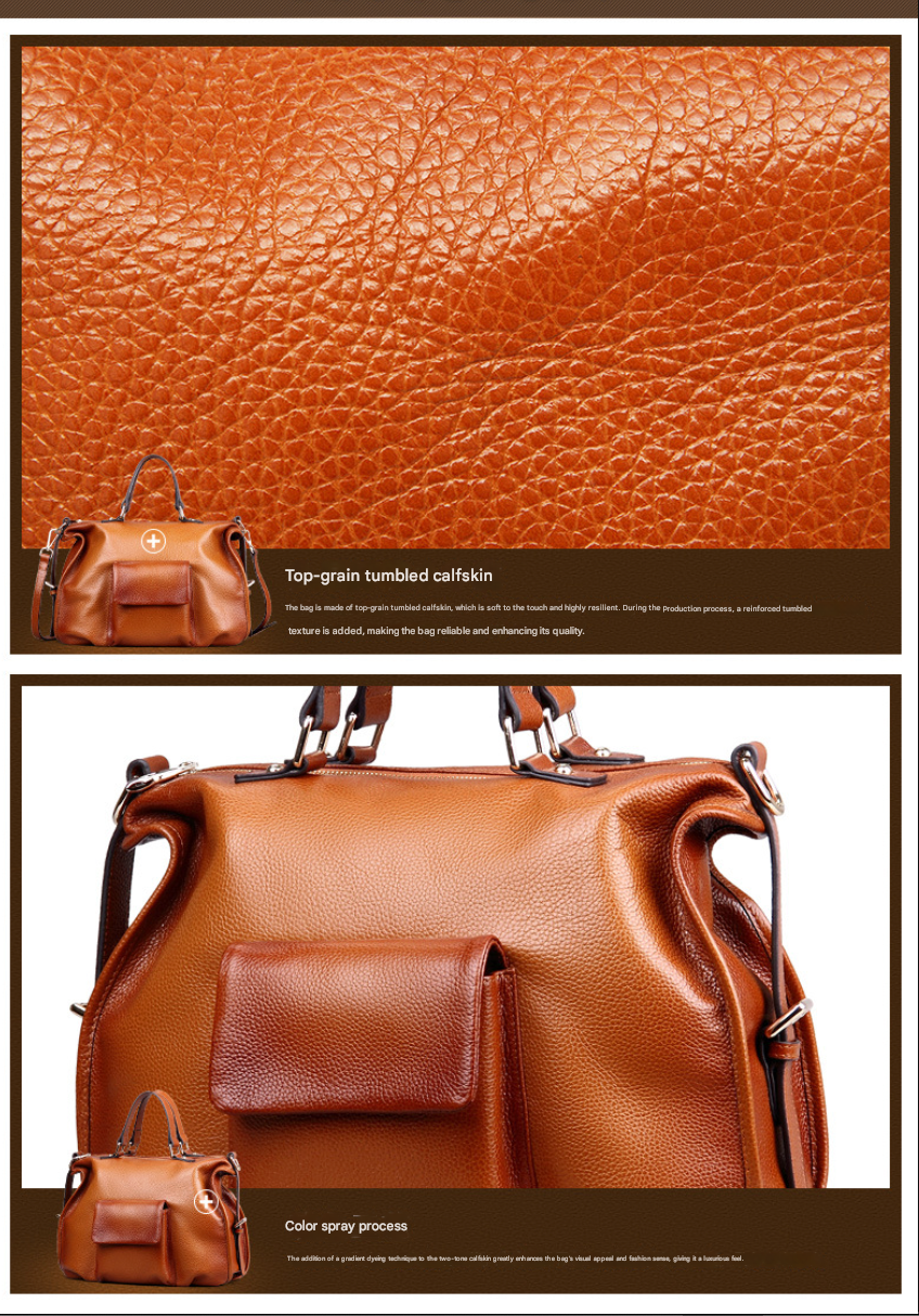 Women Genuine Leather Shoulder Bag for Office & Work