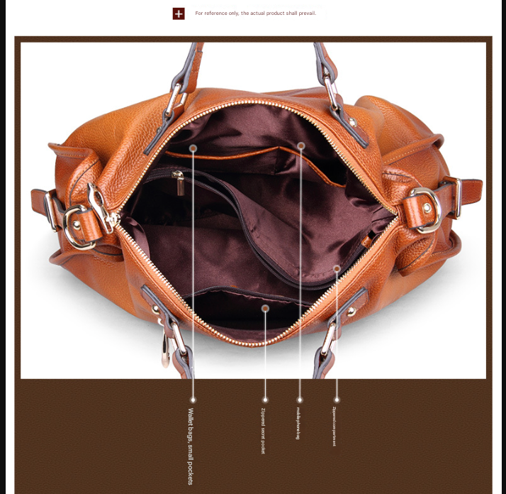 Women Genuine Leather Shoulder Bag for Office & Work