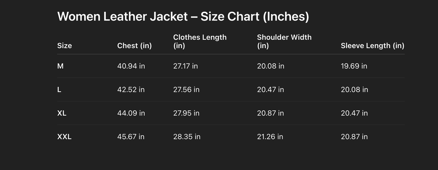 Women’s Petite Genuine Leather Coat Jacket