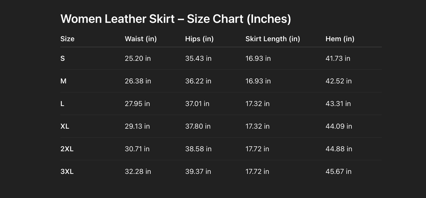 Women A-Line Genuine Sheepskin Leather Skirt