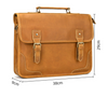 Retro crazy horse leather men briefcase